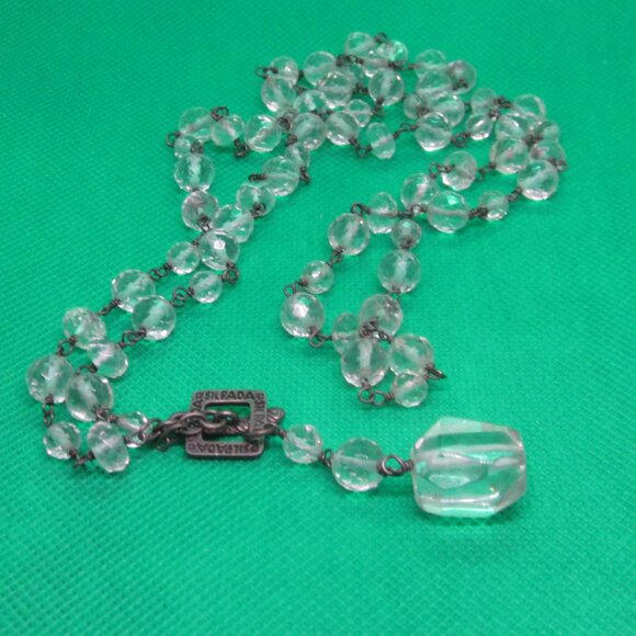 Silpada N1503 Clear Crystal Beaded Necklace - Picture 3 of 4